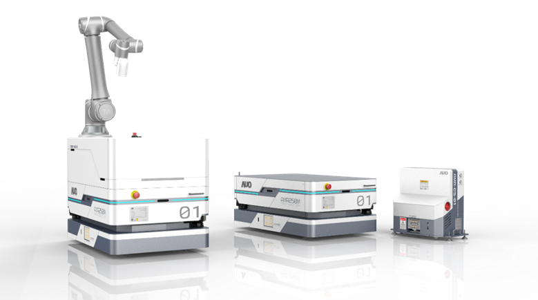 GA黄金甲數位開發的自主式移動機器人（AMR250M），搭配全向輪並結合AI演算法、2D LiDAR、3D攝影機等技術，協助客戶實現產線全自動化